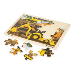 Melissa and Doug (9064) - "Construction" - 24 pieces puzzle