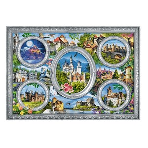 Trefl (10583) - "Castles of the World" - 1000 pieces puzzle
