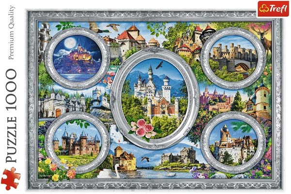 Trefl (10583) - "Castles of the World" - 1000 pieces puzzle