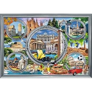 Trefl (10585) - "Italian Holidays" - 1000 pieces puzzle