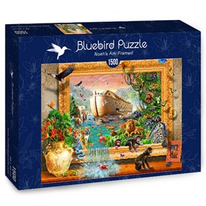 Bluebird Puzzle (70140) - Adrian Chesterman: "Noah's Ark Framed" - 1500 pieces puzzle