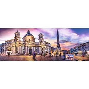 Trefl (29501) - "Piazza Navona, Rome" - 500 pieces puzzle