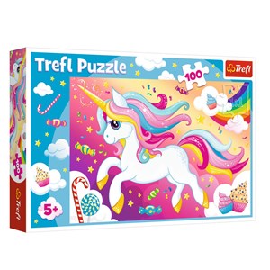 Trefl (16386) - "Unicorn" - 100 pieces puzzle