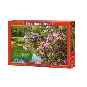Castorland (B-53490) - "Mill by the Pond" - 500 pieces puzzle