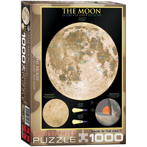 Eurographics (6000-1007) - "The Moon" - 1000 pieces puzzle