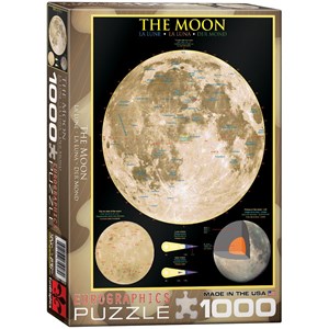 Eurographics (6000-1007) - "The Moon" - 1000 pieces puzzle