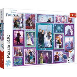 Trefl (37392) - "Frozen II" - 500 pieces puzzle