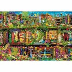 Trefl (26165) - "Fairy Bookcase" - 1500 pieces puzzle