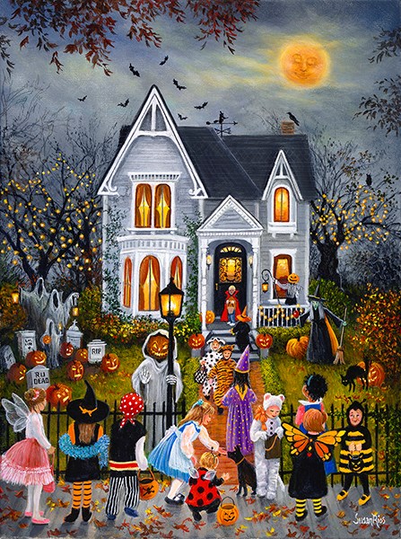 SunsOut (45430) - Susan Rios: "Scary Night" - 1000 pieces puzzle