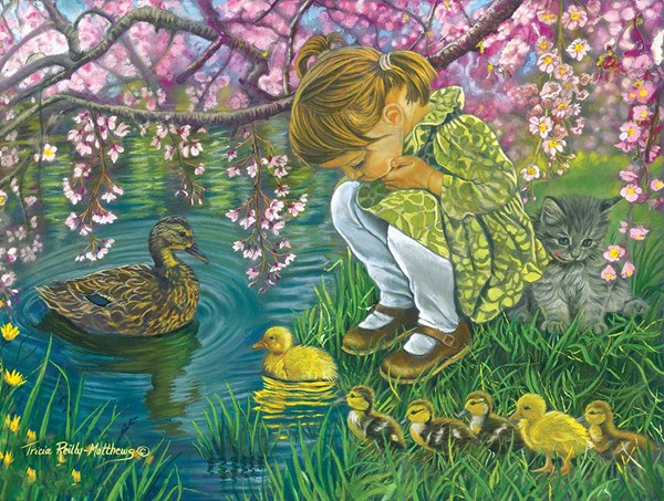 SunsOut (35883) - Tricia Reilly-Matthews: "A Mother's Love" - 300 pieces puzzle