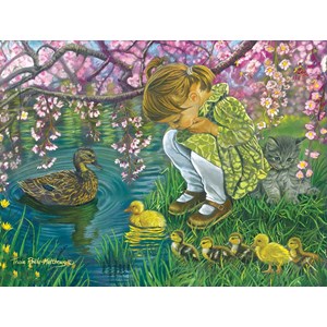 SunsOut (35883) - Tricia Reilly-Matthews: "A Mother's Love" - 300 pieces puzzle