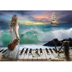 Art Puzzle (4468) - "Sea Symphony" - 1000 pieces puzzle