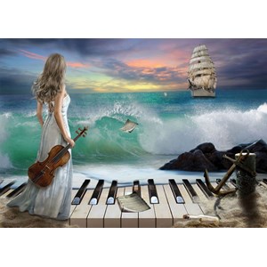Art Puzzle (4468) - "Sea Symphony" - 1000 pieces puzzle