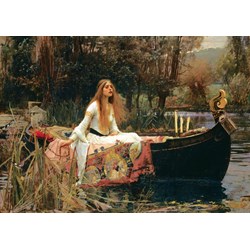 Art Puzzle (5478) - John William Waterhouse: "The Lady of Shalott, 1888" - 2000 pieces puzzle