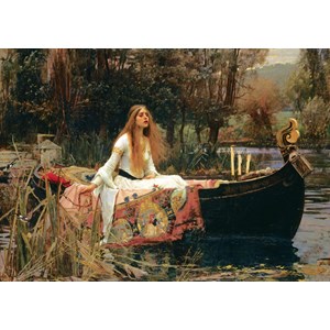 Art Puzzle (5478) - John William Waterhouse: "The Lady of Shalott, 1888" - 2000 pieces puzzle