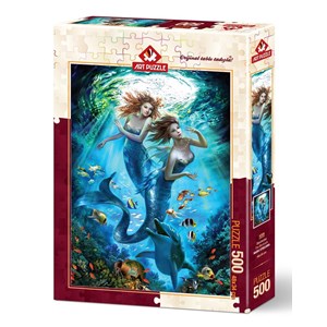Art Puzzle (4209) - "Mermaids" - 500 pieces puzzle