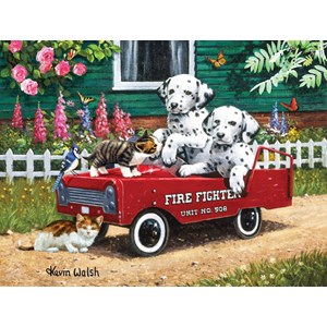 SunsOut (13321) - Kevin Walsh: "Fireman Friends" - 300 pieces puzzle