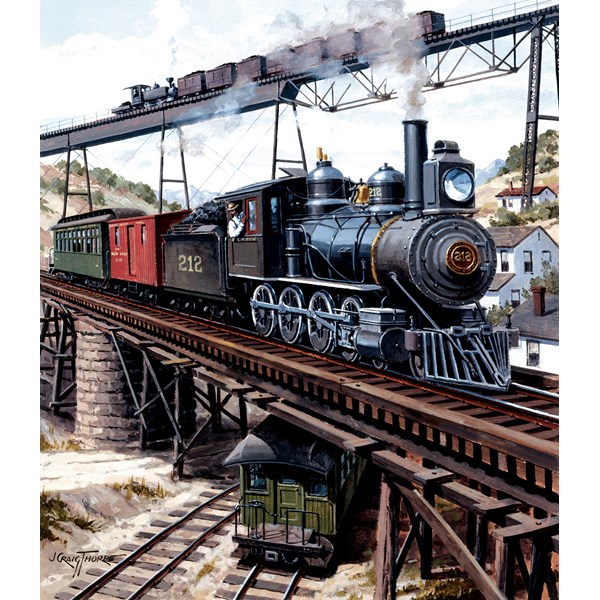 SunsOut (49607) - "Unicover Corporation, Locomotive GXB 14919" - 550 pieces puzzle
