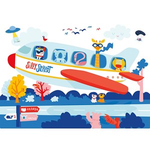 Buffalo Games (39601) - "So Fly (Silly Street)" - 48 pieces puzzle