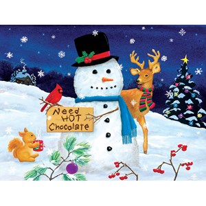SunsOut (32716) - Kathy Kehoe Bambeck: "Need Hot Chocolate" - 300 pieces puzzle