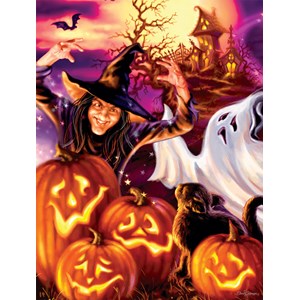 SunsOut (57118) - Dona Gelsinger: "Happy Haunts" - 500 pieces puzzle