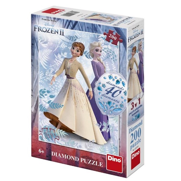 Dino (42219) - "Frozen II" - 200 pieces puzzle