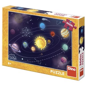 Dino (47222) - "Solar System" - 300 pieces puzzle