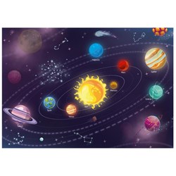 Dino (47222) - "Solar System" - 300 pieces puzzle