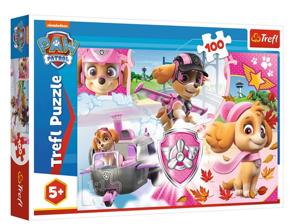 Trefl (16368) - "Paw Patrol" - 100 pieces puzzle
