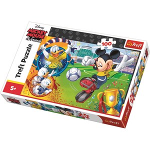 Trefl (16353) - "Mickey Mouse" - 100 pieces puzzle