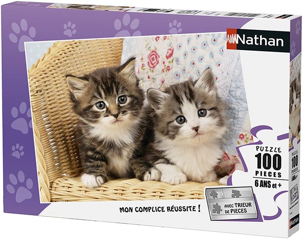 Nathan (86766) - "Kitten" - 100 pieces puzzle