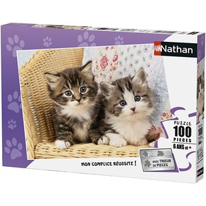 Nathan (86766) - "Kitten" - 100 pieces puzzle