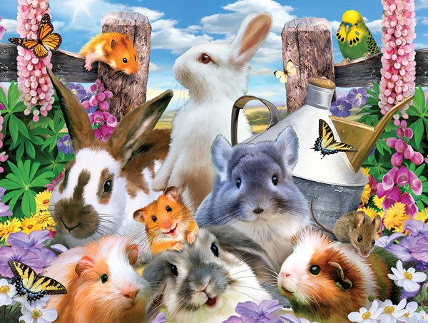 SunsOut (54928) - Howard Robinson: "Backyard Friends" - 300 pieces puzzle