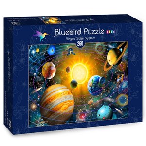 Bluebird Puzzle (70383) - Adrian Chesterman: "Ringed Solar System" - 260 pieces puzzle