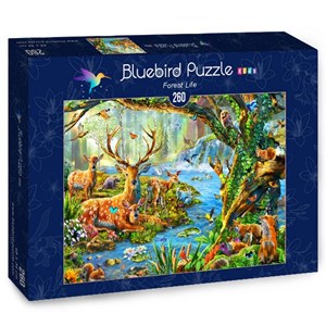 Bluebird Puzzle (70385) - Adrian Chesterman: "Forest Life" - 260 pieces puzzle