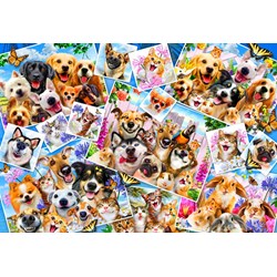 Bluebird Puzzle (70371) - "Selfie Pet Collage" - 260 pieces puzzle