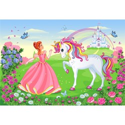 Bluebird Puzzle (70376) - Olena Piatenko: "The Princess and the Unicorn" - 260 pieces puzzle