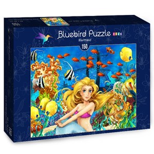 Bluebird Puzzle (70347) - Maciej Es: "Mermaid" - 150 pieces puzzle