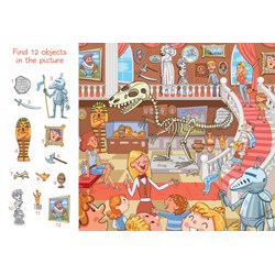 Bluebird Puzzle (70352) - Lyudmyla Kharlamova: "Search and Find, Natural History Museum" - 260 pieces puzzle