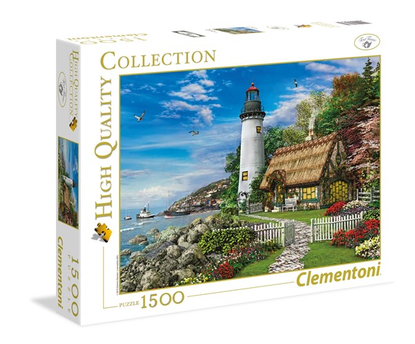 Clementoni (31673) - Dominic Davison: "Romantic Lighthouse" - 1500 pieces puzzle