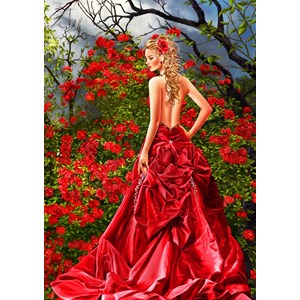 Bluebird Puzzle (70276) - Nene Thomas: "Tais in Red" - 1500 pieces puzzle