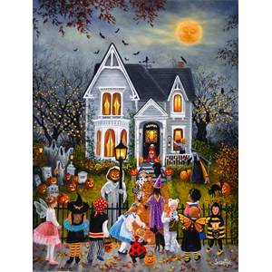 Halloween Cottage 300 Large Piece Jigsaw Puzzle