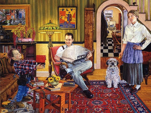 SunsOut (44549) - "Red Paint" - 300 pieces puzzle