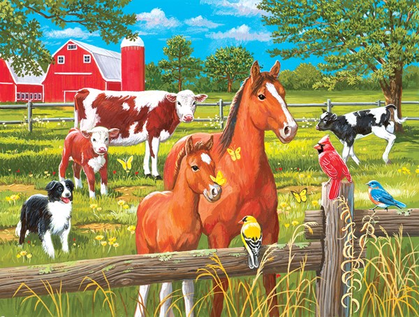 SunsOut (30450) - William Vanderdasson: "Spring Pasture" - 300 pieces puzzle