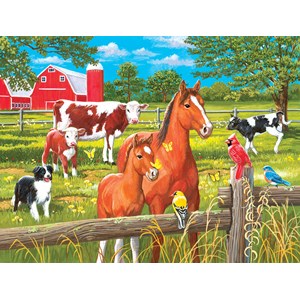 SunsOut (30450) - William Vanderdasson: "Spring Pasture" - 300 pieces puzzle