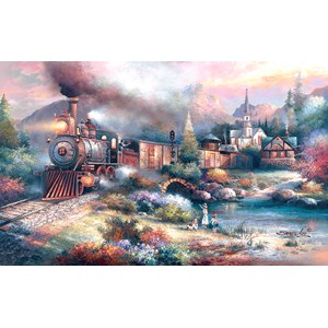 SunsOut (18008) - James Lee: "Maryland Mountain Express" - 300 pieces puzzle