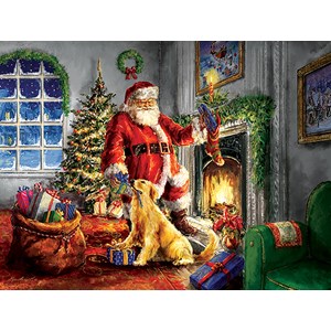 SunsOut (60620) - Marcello Conti: "Helping Santa" - 300 pieces puzzle