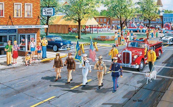 SunsOut (39519) - Ken Zylla: "Independence Day" - 300 pieces puzzle