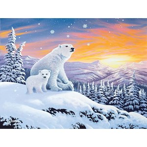 SunsOut (70266) - "The Snow Bears" - 300 pieces puzzle