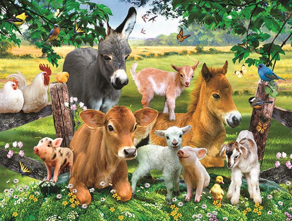 SunsOut (54906) - Howard Robinson: "On the Farmland" - 300 pieces puzzle